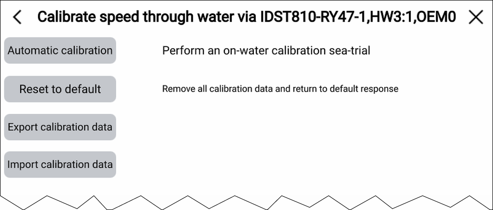 DST speed calibration